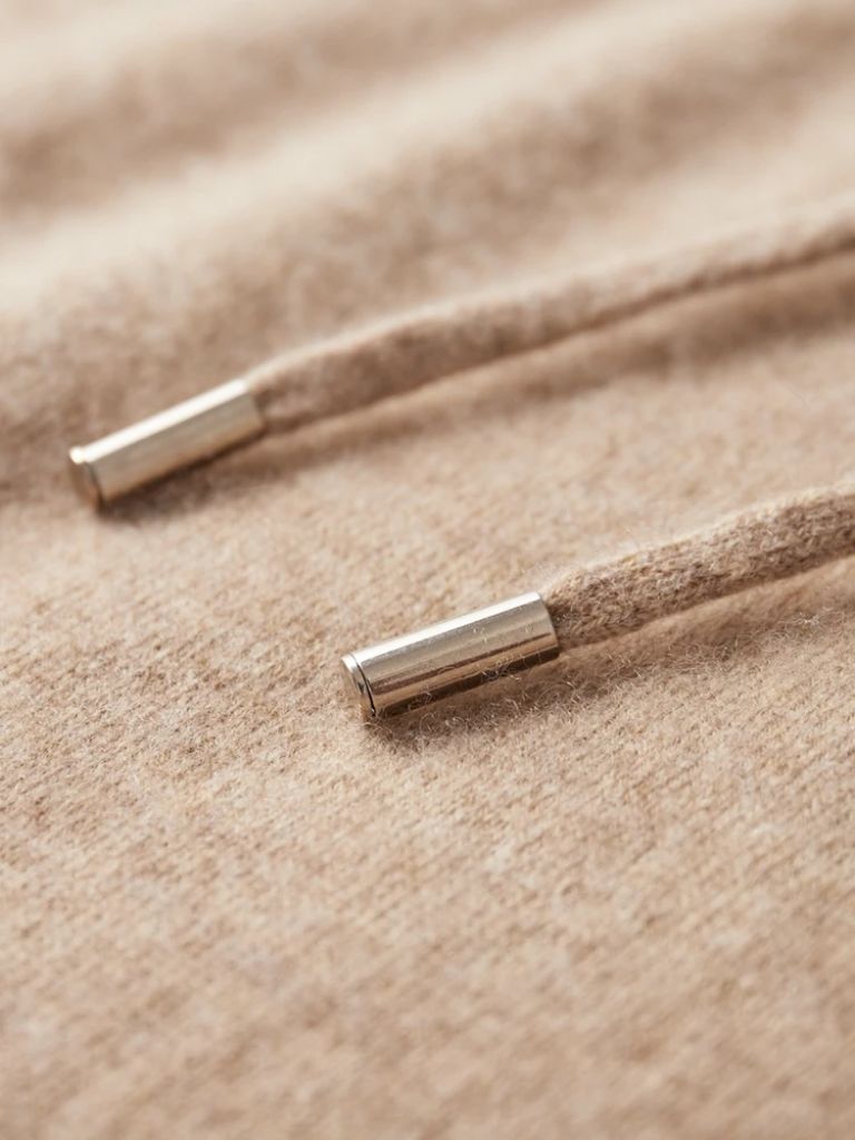 100% Cashmere Hooded Sweater - Cross & Crown - Cross & Crown