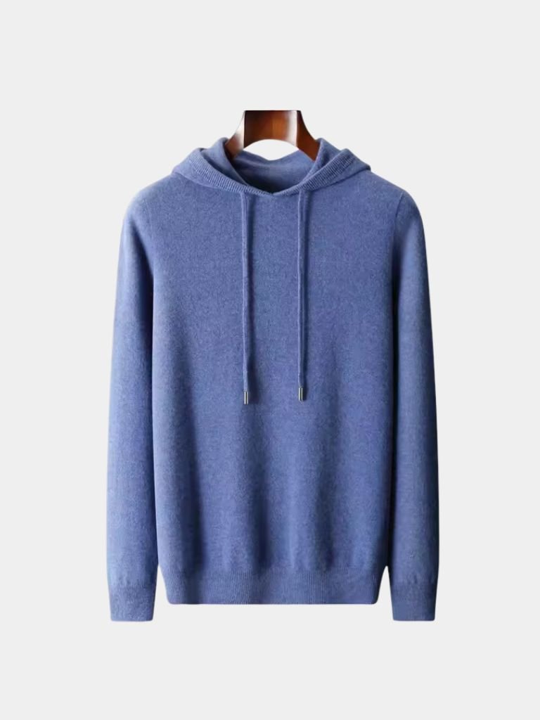 100% Cashmere Hooded Sweater - Cross & Crown - Cross & Crown