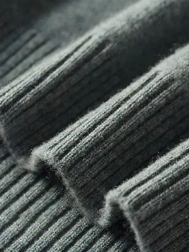 100% Merino Wool Turtleneck Sweater - Cross & Crown - Cross & Crown