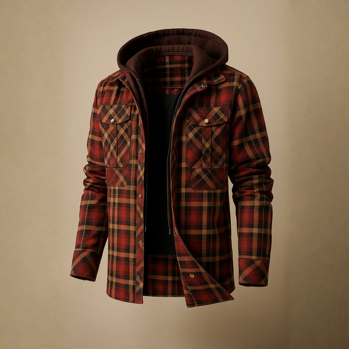 The Alpine | Hooded Flannel Jacket