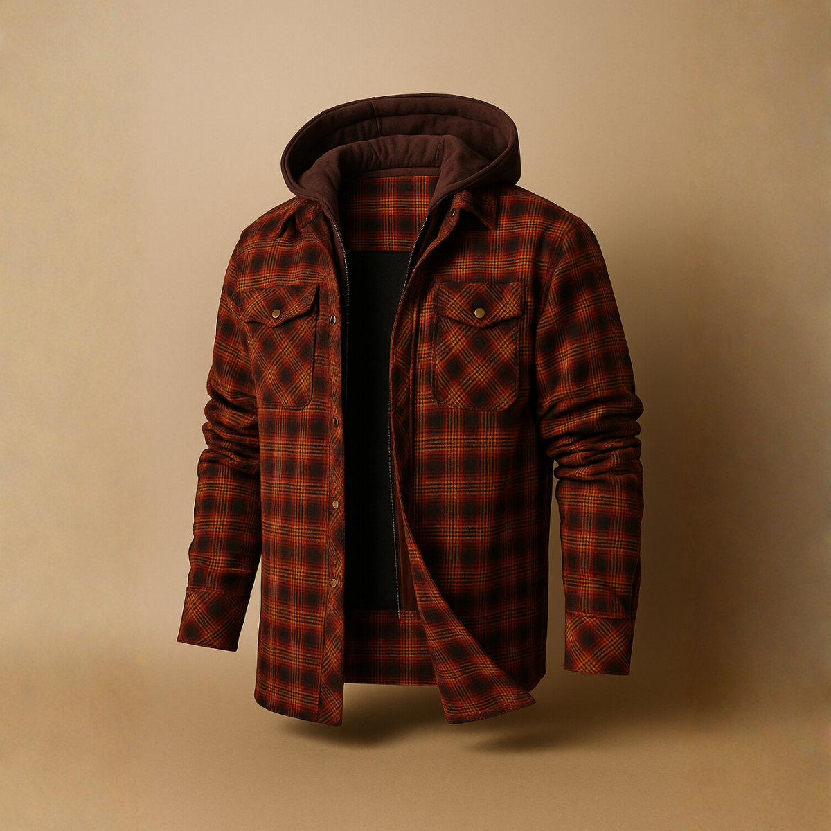 The Alpine | Hooded Flannel Jacket