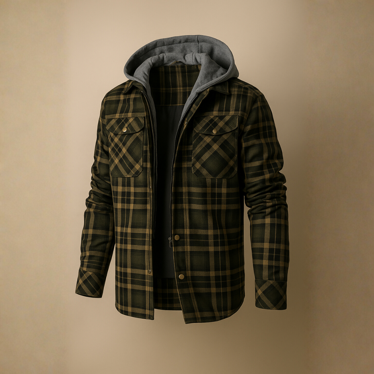The Alpine | Hooded Flannel Jacket