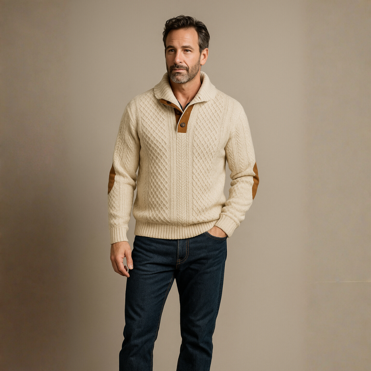 The Denver | Classic High Collar Pullover