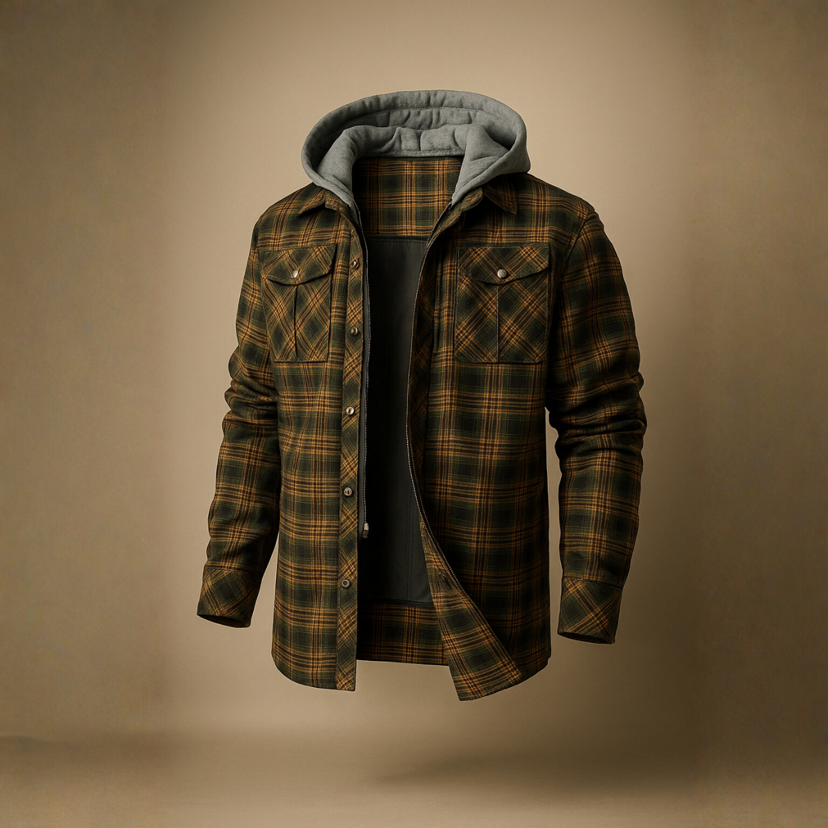 The Alpine | Hooded Flannel Jacket