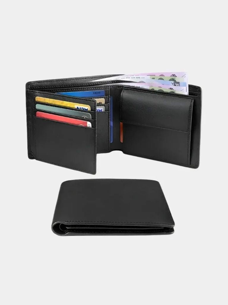Anti RFID Leather Wallet - Cross & Crown - Cross & Crown