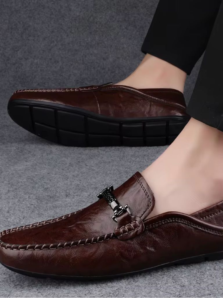 Belgravia Leather Loafers - Cross & Crown - Cross & Crown