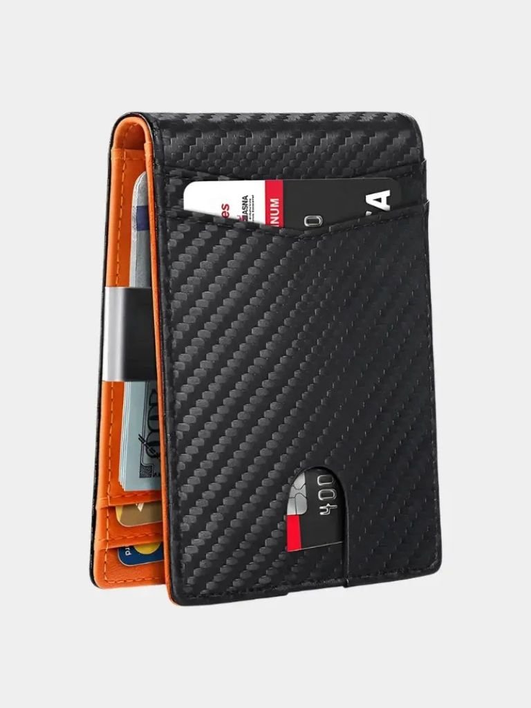 Carbon Fiber Anti RFID Minimalist Wallet - Cross & Crown - Cross & Crown