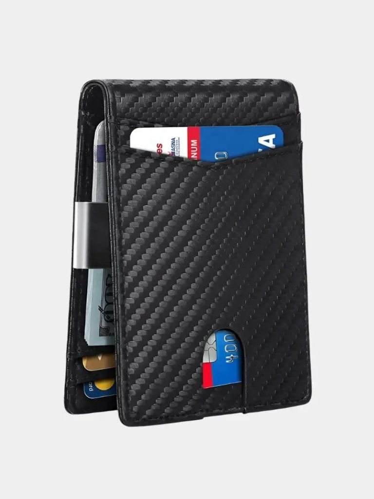 Carbon Fiber Anti RFID Minimalist Wallet - Cross & Crown - Cross & Crown