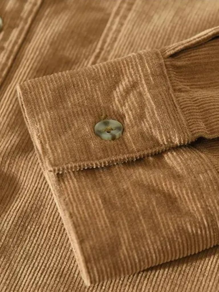 Casual Corduroy Shirt - Cross & Crown - Cross & Crown