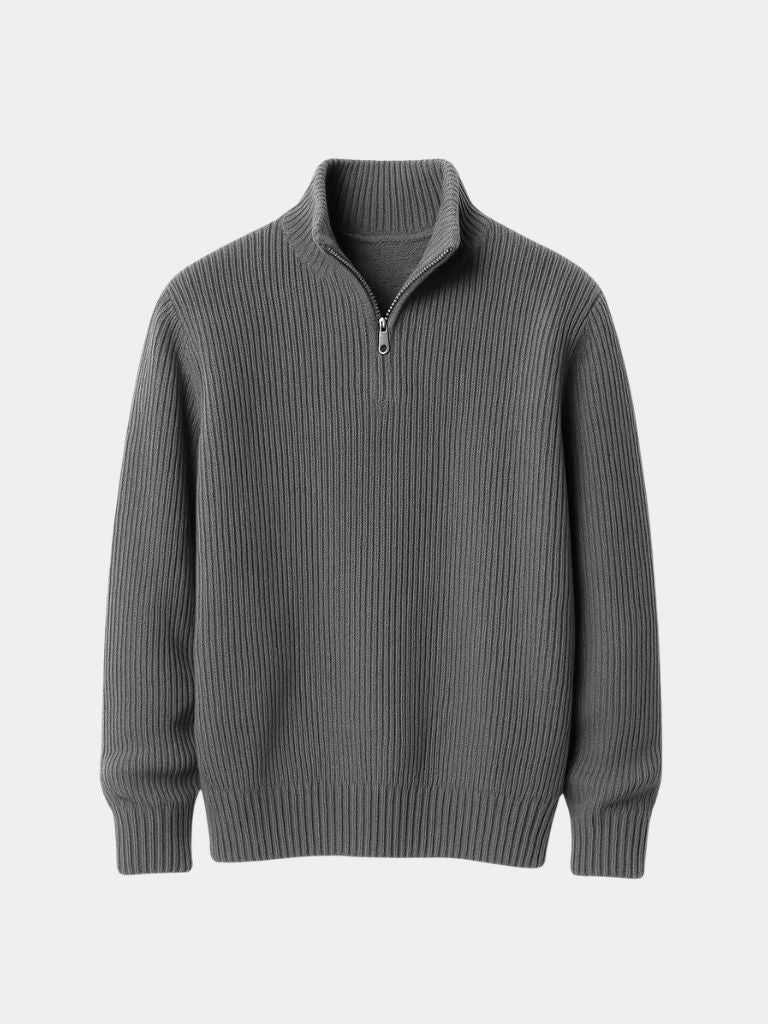 Classic Highland Quarter - Zip Sweater - Cross & Crown - Cross & Crown