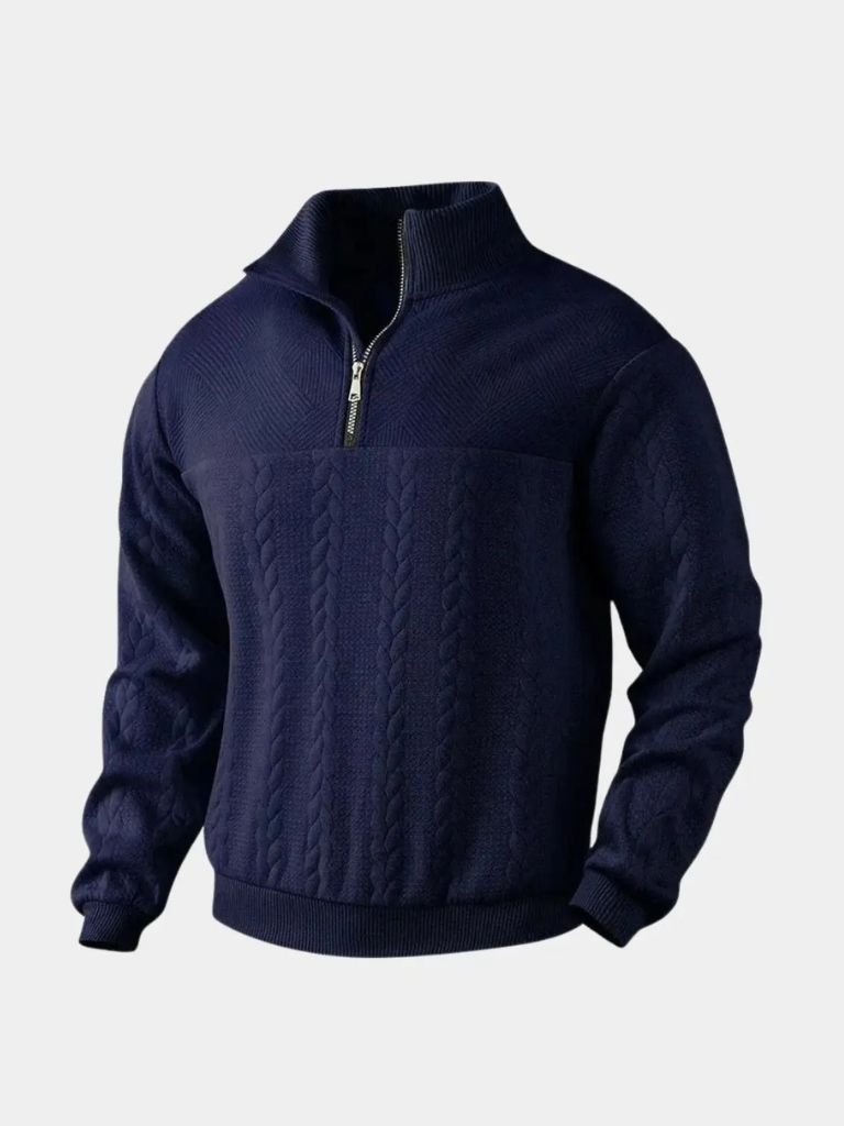 Essential Henry Quarter Zip Pullover - Cross & Crown - Cross & Crown