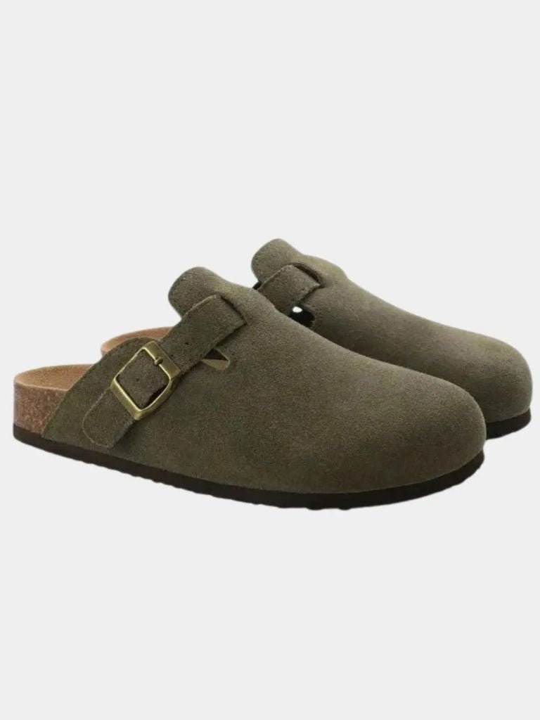 Essential Suede Clogs - Cross & Crown - Cross & Crown