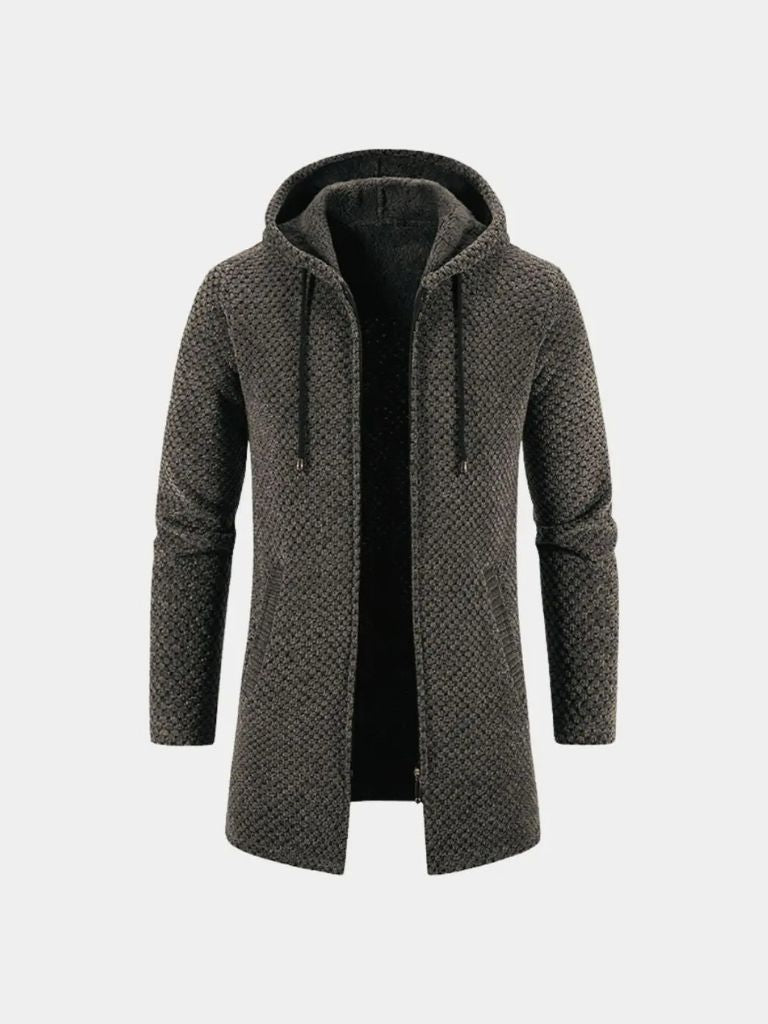 Lugano Knitted Hooded Winter Coat - Cross and Crown - Cross & Crown