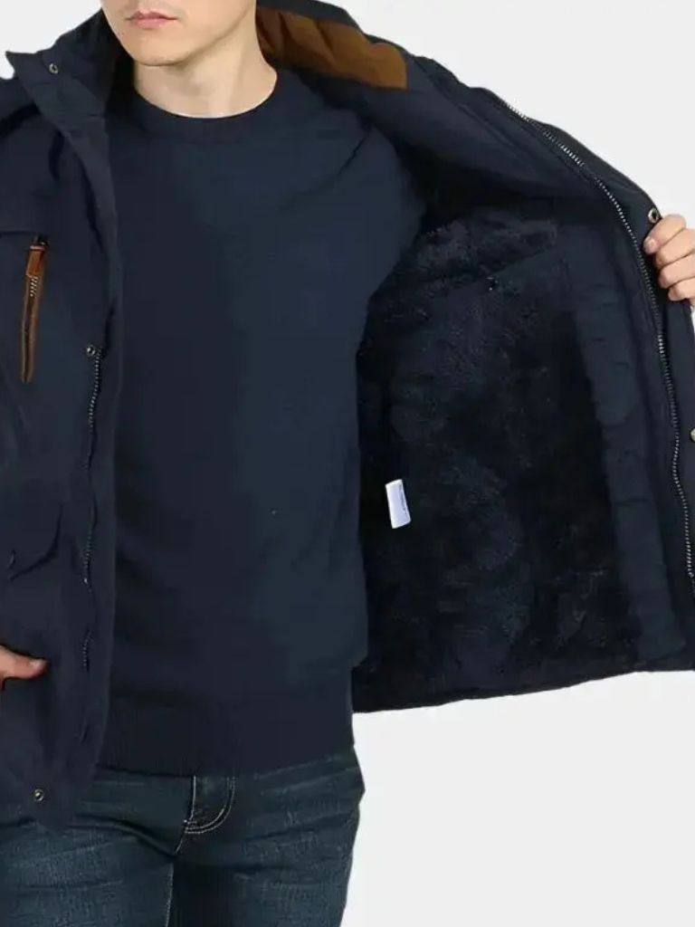 Military Hooded Jacket - Cross & Crown - Cross & Crown