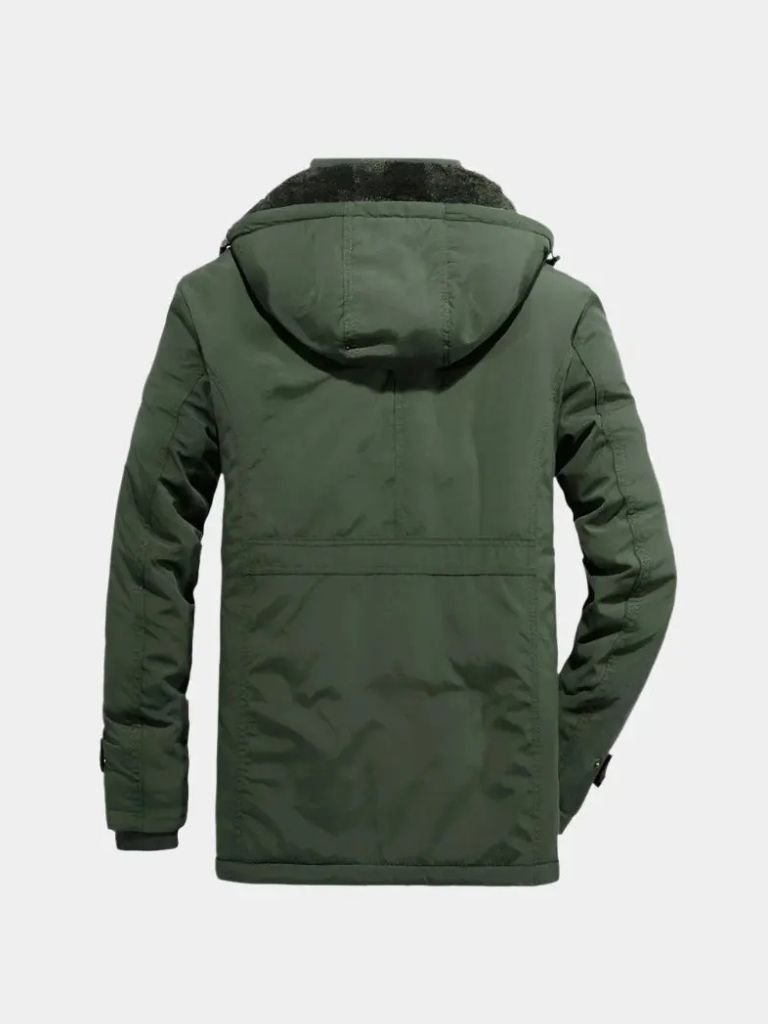 Military Hooded Jacket - Cross & Crown - Cross & Crown