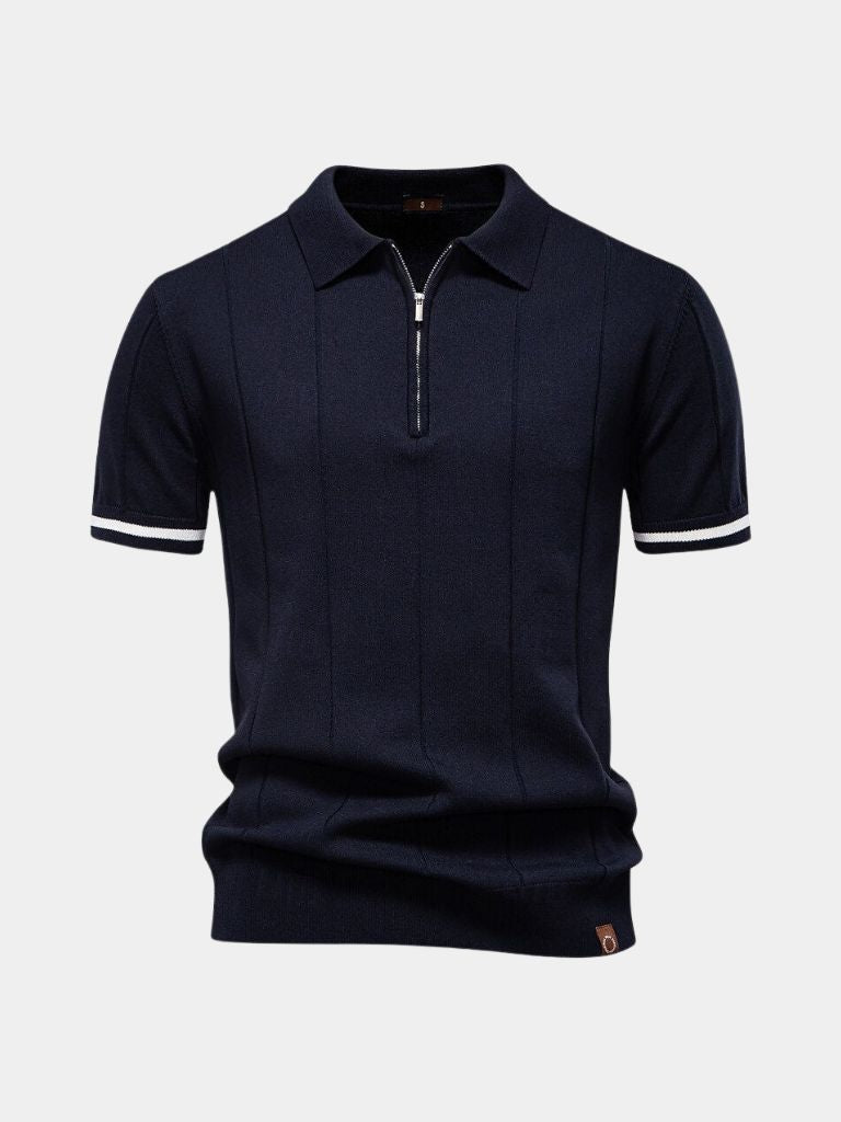 Royal Zip Polo – Cross & Crown - Cross & Crown
