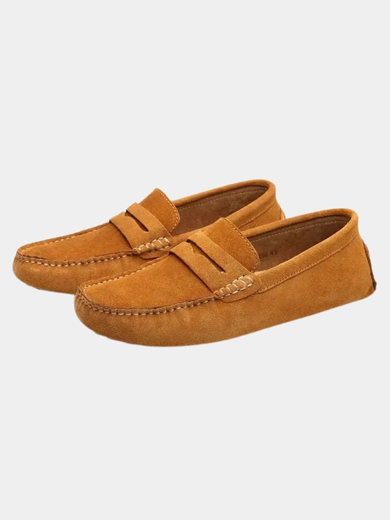 Suede Marina Loafers - Cross & Crown - Cross & Crown