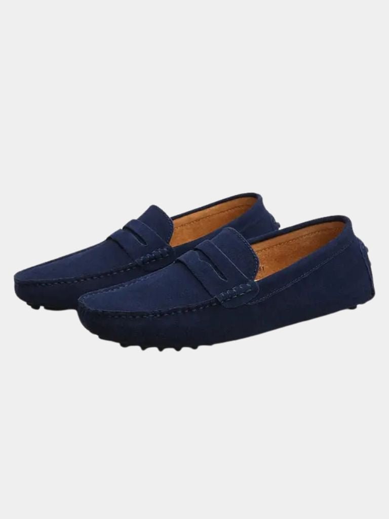 Suede Marina Loafers - Cross & Crown - Cross & Crown