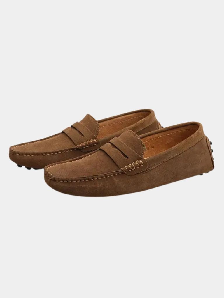 Suede Marina Loafers - Cross & Crown - Cross & Crown