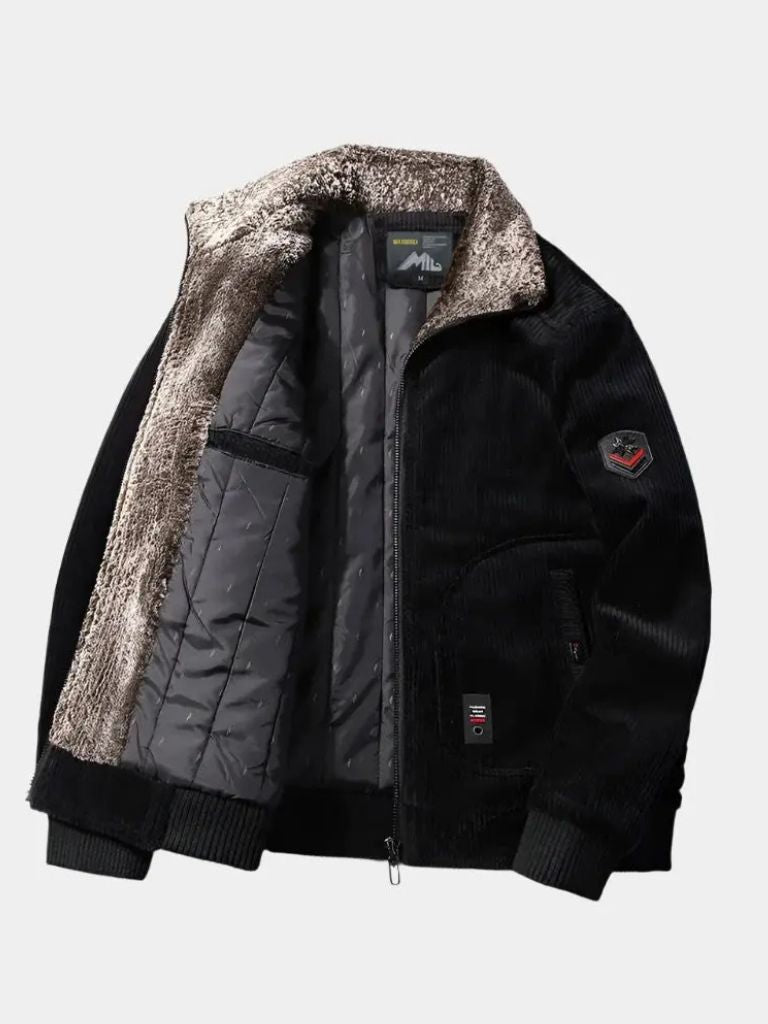 Thermal Windbreaker Corduroy Jacket - Cross & Crown - Cross & Crown