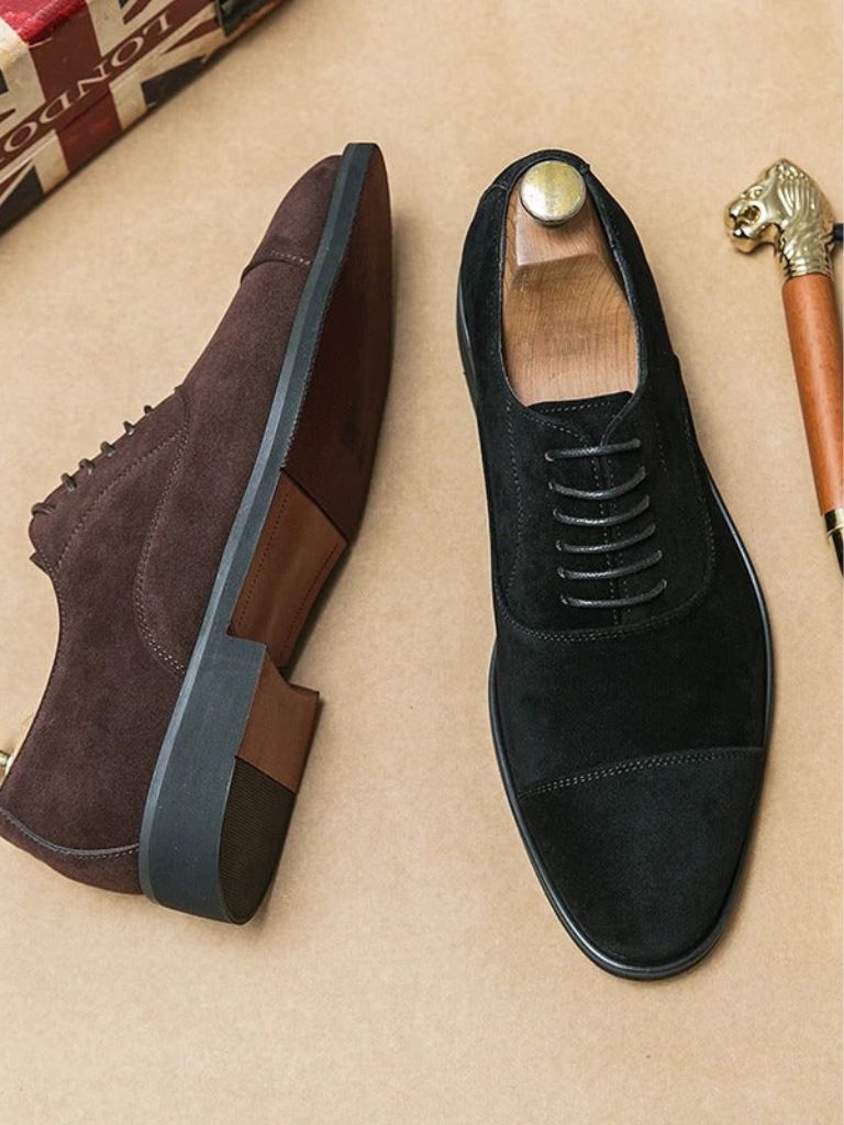 Velvet Monarch Derby Shoes - Cross & Crown - Cross & Crown